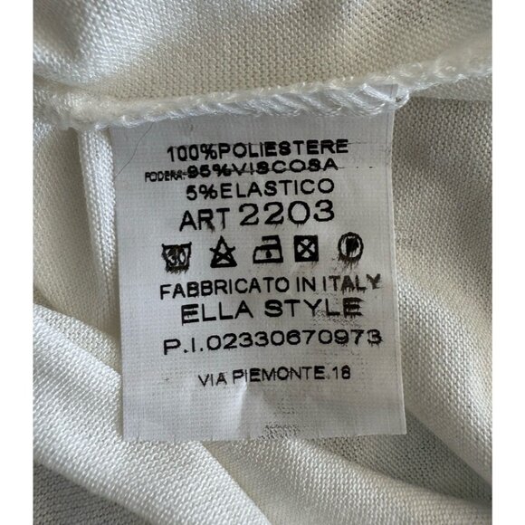 NWT New Style Italy Spaghetti Strap V-Neck Lightweight Pullover Dress Women's S - Picture 12 of 13